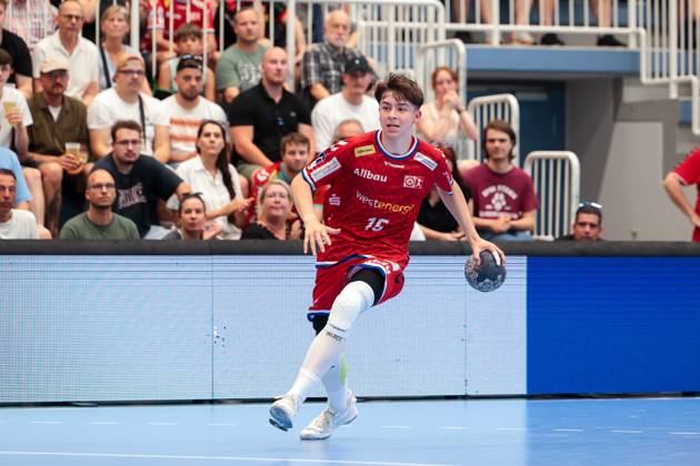 29 06 2025, 2 Handball Bundesliga, Catch-up match, TuSEM Essen Dessau Rosslauer HV 06, Danilo Zunic TuSEM Essen , Essen Sporthalle Am Hallo NRW Germany xRHR FOTO DEx Copyright: DennisxEwert RHR-FOTOx RHR-FOTO DE