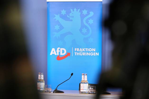 Berlin, Germany, 12 05 2025 Haus der Bundespressekonferenz Press conference AfD parliamentary group in the Thuringian state parliament, Unconstitutional observation of members of the state parliament by the constitutional protection authorities of the states AfD parliamentary group Thuringia Copyright: xdtsxNachrichtenagenturx dts_66528