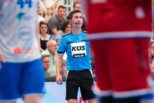 29 06 2025, 2 Handball Bundesliga, Catch-up match, TuSEM Essen Dessau Rosslauer HV 06, Referee Philipp Dinges, Essen Sporthalle Am Hallo NRW Germany xRHR PHOTO DEx Copyright: DennisxEwert RHR-FOTOx RHR-FOTO DE