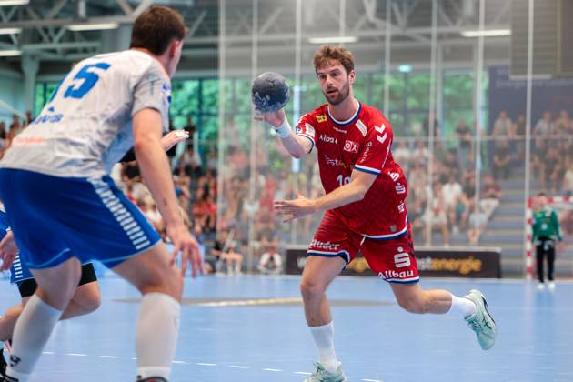 29 06 2025, 2 Handball Bundesliga, Catch-up match, TuSEM Essen Dessau Rosslauer HV 06, Constantin Heidrich TuSEM Essen , Essen Sporthalle Am Hallo NRW Germany xRHR FOTO DEx Copyright: DennisxEwert RHR-FOTOx RHR-FOTO DE