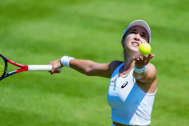 Tennis, Wimbledon, Tag 1, Eva Lys - Yue Yuan