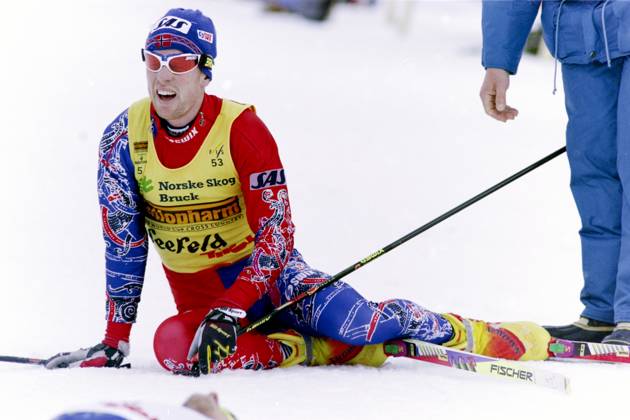 960202 Skiing, World Cup, 10 km freestyle Björn Dählie, Norway  Copyright: BILDBYRAN BB960202BB042