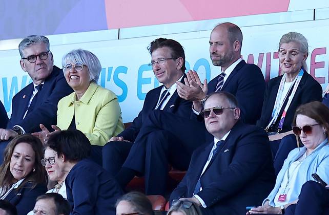 EURO 2025, European Womens Championship, England - Netherlands, Prince William in the stands