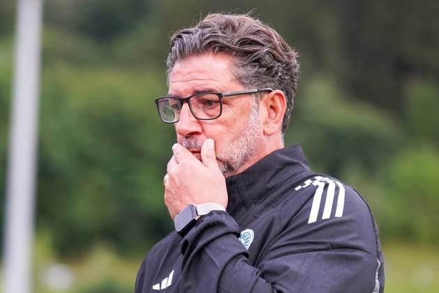 FC Schalke 04 training camp Neustift im Stubaital test match 09 07 2025 FC Schalke 04 vs Panathinaikos Athens Silberstadt Arena Schwaz, Austria Coach Rui Vitoria Panathinaikos Copyright: xLukaxKolanovicx