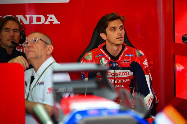 MOTO - MOTO GP - GERMANY GRAND PRIX 2025 MARINI Luca (ita), Honda Team, Honda RC213V, portrait during the 2025 MotoGP Motul Liqui Moly Grand Prix of Germany, Germany GP, on the Sachsenring circuit, from July 11 to 13, in Germany - Hohenstein-ErnstthalGermany Copyright: xGIGIxSOLDANOx