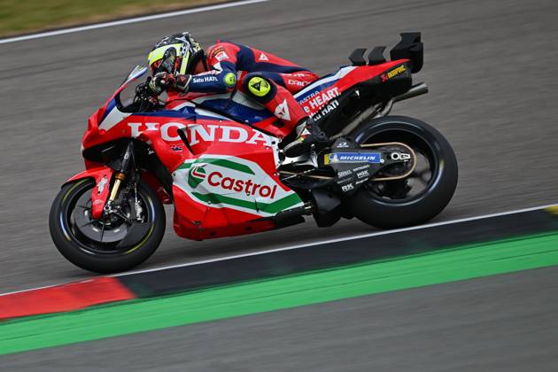 MOTO - MOTO GP - GERMANY GRAND PRIX 2025 36 MIR Joan (spa), Honda Team, Honda RC213V, action during the 2025 MotoGP Motul Liqui Moly Grand Prix of Germany, Germany GP, on the Sachsenring circuit, from July 11 to 13, in Germany - Hohenstein-ErnstthalGermany Copyright: xGIGIxSOLDANOx