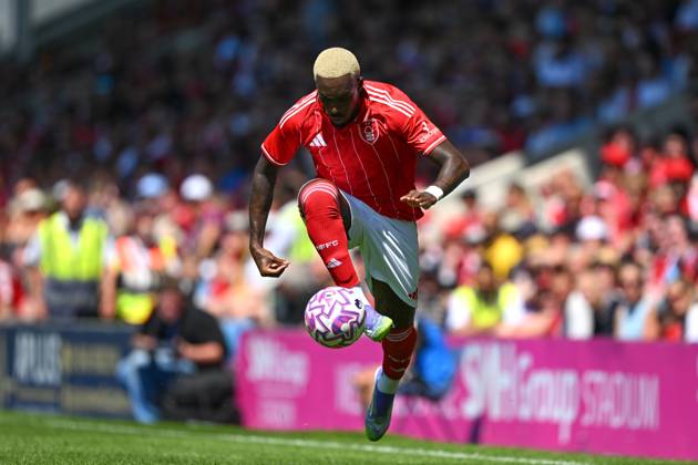 Chesterfield v Nottingham Forest - Pre-Season Friendly Callum Hudson-Odoi of Nottingham Forest participates in the pre-season friendly match between Chesterfield and Nottingham Forest at the SMH Group Stadium in Chesterfield, England, on July 12, 2025. Chesterfield Derbyshire United Kingdom Copyright: xMIxNewsx originalFilename:fletcher-chesterf250712_npLDB