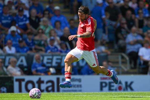 Chesterfield v Nottingham Forest - Pre-Season Friendly Jota Silva of Nottingham Forest participates in the pre-season friendly match between Chesterfield and Nottingham Forest at the SMH Group Stadium in Chesterfield, England, on July 12, 2025. Chesterfield Derbyshire United Kingdom Copyright: xMIxNewsx originalFilename:fletcher-chesterf250712_npiiC