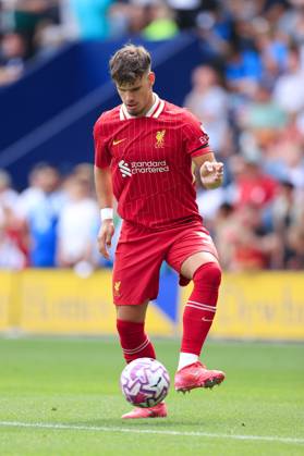Fußball Vorsaison-Freundschaftsspiel Preston North End gegen Liverpool 13. Juli 2025 Vorsaison-Freundschaftsspiel Preston North End gegen Liverpool Milos Kerkez von Liverpool Foto Simon Stacpoole Abseits Preston UK  Copyright: xSimonxStacpoolexOffside