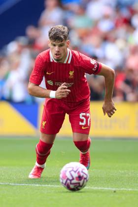Fußball Vorsaison-Freundschaftsspiel Preston North End gegen Liverpool 13. Juli 2025 Vorsaison-Freundschaftsspiel Preston North End gegen Liverpool Milos Kerkez von Liverpool Foto Simon Stacpoole Abseits Preston UK  Copyright: xSimonxStacpoolexOffside
