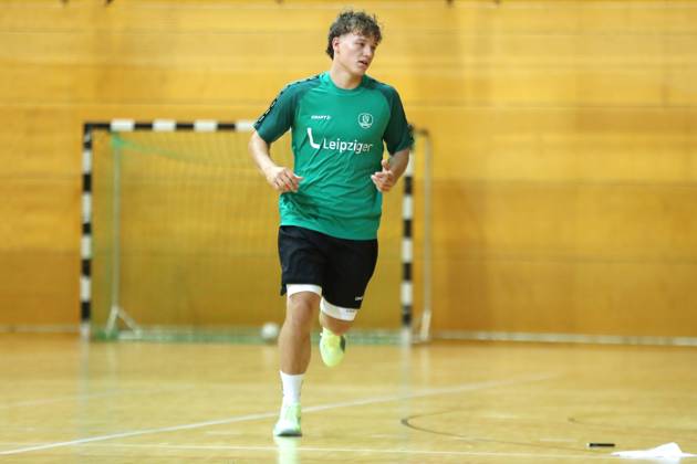 HBL1 Training kick-off of SC DHfK Leipzig, 17 07 25 Tom Koschek 76, SC DHfK Leipzig Handball, DAIKIN HBL, Season 2025 2026, Training kick-off of SC DHfK Leipzig on 17 07 25 in the Quarterback Immobilien Arena Leipzig Kleine Arena Copyright: xBEAUTIFULxSPORTS JanxKaeferx