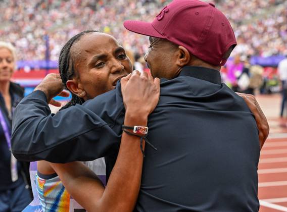 Novuna London Athletics Meet, London, UK. 19 July 2025. London, UK, 19 July 2025. TSEGAY Gudaf, (Ethiopia) wins the Womens 1 Mile race during the Novuna London Athletics Meet 2025, part of the Wanda Diamond League at London Stadium, Queen Elizabeth Park, London, UK., Credit:Lee Floyd Avalon UK, London, London Stadium, Queen Elizabeth  Copyright: xLeexFloydx xAvalonx 1023708381