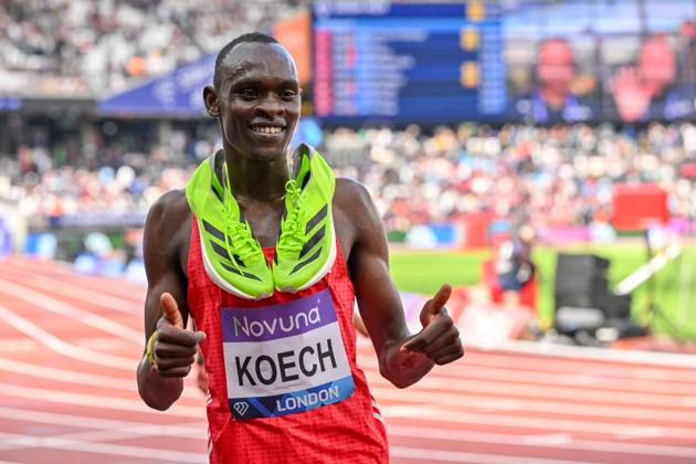 Novuna London Athletics Meet, London, UK. 19 July 2025. London, UK, 19 July 2025. KOECH Phanuel Kipkosgei, Kenya wins the Mens 1500m during the Novuna London Athletics Meet 2025, part of the Wanda Diamond League at London Stadium, Queen Elizabeth Park, London, UK., Credit:Lee Floyd Avalon UK, London, London Stadium, Queen Elizabeth  Copyright: xLeexFloydx xAvalonx 1023708858