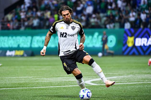 Palmeiras x Atlético MG SaO PAULO, SP - 20.07.2025: PALMEIRAS X ATLà TICO MG - Lyanco of Atlà tico MG during the match between Palmeiras x Atlà tico MG, valid for the fifteenth round of the 2025 Brazilian Football Championship, this Sunday, (20) at Allianz Parque, SP. (Photo: Roberto Casimiro Fotoarena) x2773525x RobertoxCasimiro