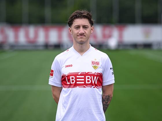 FOOTBALL 1 BUNDESLIGA SEASON 2025 2026 21 07 2025 Photo session at VfB Stuttgart on the training ground Angelo Stiller