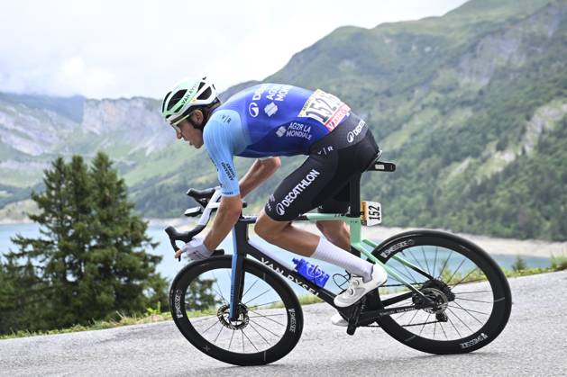 French Bruno Armirail of Decathlon AG2R La Mondiale Team pictured in action during stage 19 of the 2025 Tour de France cycling race, from Albertville to La Plagne (130km), on Friday 25 July 2025 in France. The 112th edition of the Tour de France starts on Saturday 5 July in Lille, France, and will finish in Paris, France on the 27th of July. JASPERxJACOBS x129997805x