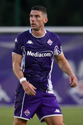 ACF Fiorentina s defender Robin Gosens during ACF Fiorentina vs Carrarese Calcio, Friendly football match in Bagno a Ripoli (FI), Italy, July 25 2025 Copyright: xLisaxGuglielmi IPAxSportx xipa-agency.netx xx IPA_61041288 IPA_Agency_IPA61041288