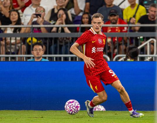 Football - Pre-Season - Liverpool FC v AC Milan HONG KONG - Saturday, July 26, 2025: Liverpool s Florian Wirtz during the Hong Kong Football Festival 2025 pre-season match between Liverpool FC and AC Milan at the Kai Tak Stadium. (Photo by David Rawcliffe Propaganda) HONG KONG Kai Tak Stadium HONG KONG CHINA Copyright: xPropagandaxPhotoxAgencyx 2025-07-26-201-Liverpool_AC_Milan