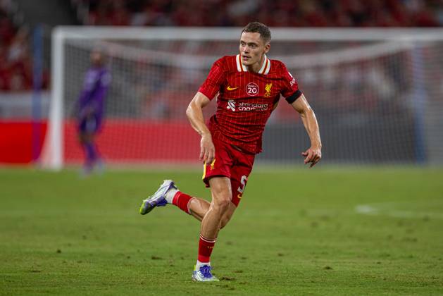 Football - Pre-Season - Liverpool FC v AC Milan HONG KONG - Saturday, July 26, 2025: Liverpool s Florian Wirtz during the Hong Kong Football Festival 2025 pre-season match between Liverpool FC and AC Milan at the Kai Tak Stadium. (Photo by David Rawcliffe Propaganda) HONG KONG Kai Tak Stadium HONG KONG CHINA Copyright: xPropagandaxPhotoxAgencyx 2025-07-26-158-Liverpool_AC_Milan