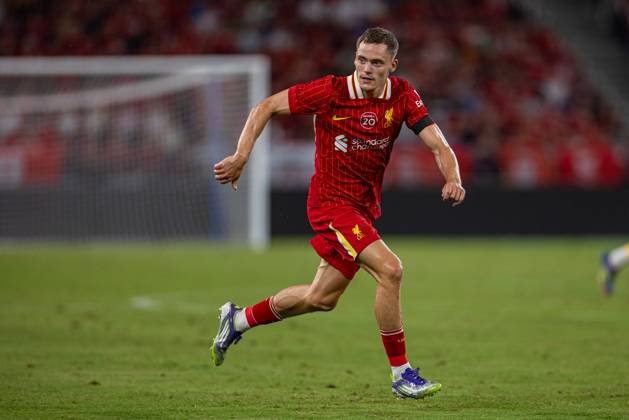 Football - Pre-Season - Liverpool FC v AC Milan HONG KONG - Saturday, July 26, 2025: Liverpool s Florian Wirtz during the Hong Kong Football Festival 2025 pre-season match between Liverpool FC and AC Milan at the Kai Tak Stadium. (Photo by David Rawcliffe Propaganda) HONG KONG Kai Tak Stadium HONG KONG CHINA Copyright: xPropagandaxPhotoxAgencyx 2025-07-26-159-Liverpool_AC_Milan