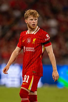 Football - Pre-Season - Liverpool FC v AC Milan HONG KONG - Saturday, July 26, 2025: Liverpool s Luca Stephenson during the Hong Kong Football Festival 2025 pre-season match between Liverpool FC and AC Milan at the Kai Tak Stadium. (Photo by David Rawcliffe Propaganda) HONG KONG Kai Tak Stadium HONG KONG CHINA Copyright: xPropagandaxPhotoxAgencyx 2025-07-26-170-Liverpool_AC_Milan