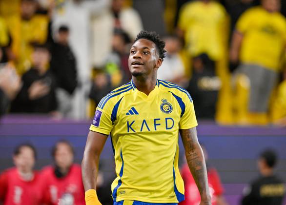 Al-Nassr v Esteghlal - AFC Champions League RIYADH, SAUDI ARABIA - MARCH 10: Jhon Duran of Al-Nassr celebrates after a goal during AFC Champions League Elite football match between Al-Nassr and Esteghlal at Al-Awwal Park in Riyadh, Saudi Arabia on March 10, 2025. Riyad Suudi Arabistan. Editorial use only. Please get in touch for any other usage. Copyright: x2025xAnadoluxMohammedxSaadx