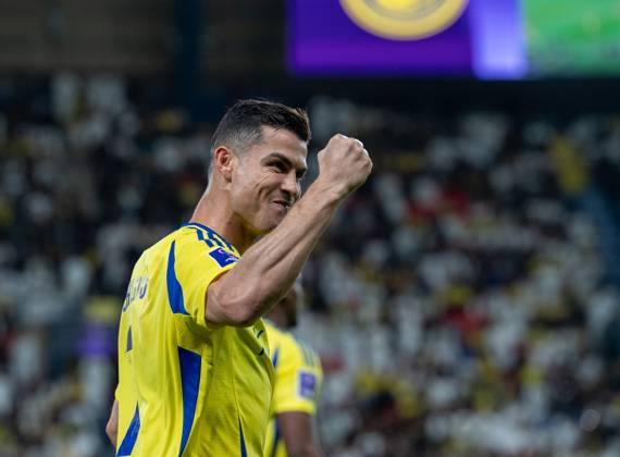 Al-Nassr v Esteghlal - AFC Champions League RIYADH, SAUDI ARABIA - MARCH 10: Cristiano Ronaldo of Al-Nassr celebrates after a goal during AFC Champions League Elite football match between Al-Nassr and Esteghlal at Al-Awwal Park in Riyadh, Saudi Arabia on March 10, 2025. Riyad Suudi Arabistan. Editorial use only. Please get in touch for any other usage.  Copyright: x2025xAnadoluxMohammedxSaadx