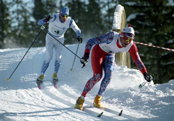 Lillehammer 19940222 Winter Olympics in Lillehammer Mens relay, 4 x 10 km Here Vegard Ulvang, who ran the 2nd leg Norway came in 2nd behind Italy and ahead of Finland The Norwegian team consisted of Sture Sivertsen 1st leg, Vegard Ulvang 2nd leg, Thomas Alsgaard 3rd leg and Bjorn Daehlie 4 stage Photo Gorm Kallestad NTB Lillehammer Norway EDITORIAL U  EDITORIAL USE ONLY. RESTRICTED USE FOR BETTING COMPANIES Ref:0240159382st.jpg