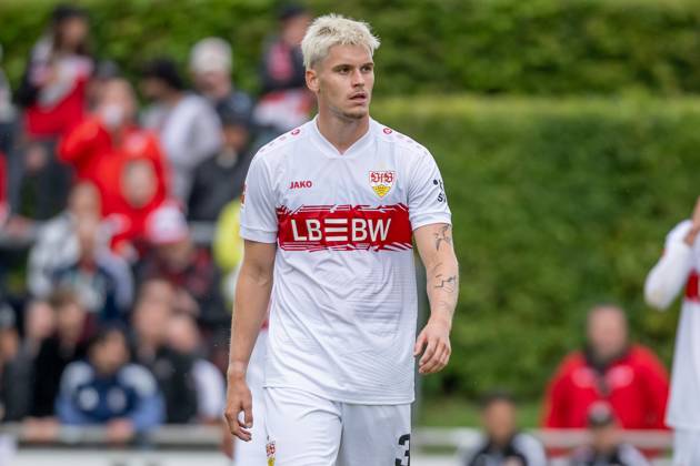 Ramon Hendriks VfB Stuttgart, 3 GER, VfB Stuttgart vs Toulouse FC, Football, Test match, Season 2025 2026, 02 08 2025 DFL DFB REGULATIONS PROHIBIT ANY USE OF PHOTOGRAPHS as IMAGE SEQUENCES and or QUASI VIDEO GER, VfB Stuttgart vs Toulouse FC, Football, Test match, Season 2025 2026, 02 08 2025 Heimstetten Copyright: xEibner-Pressefoto HeikexFeinerx EP_HFR