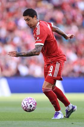 Fußball Vorsaison Freundschaftsspiel Liverpool v Athletic Bilbao 4. August 2025 Vorsaison Freundschaftsspiel Liverpool v Athletic Bilbao Darwin Nunez von Liverpool Foto Simon Stacpoole Abseits Liverpool UK  Copyright: xSimonxStacpoolexOffside