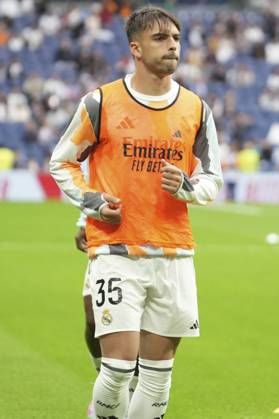 May 4, 2025, Madrid, Madrid, spain: RAUL ASCENCIO of Real Madrid during the Spanish championship La Liga football match between Real Madrid CF and RC Celta on 4 May 2025 at Santiago Bernabeu stadium in Madrid, Spain Madrid spain - ZUMAl193 20250504_zsp_l193_331 Copyright: xLaurentxLairysx
