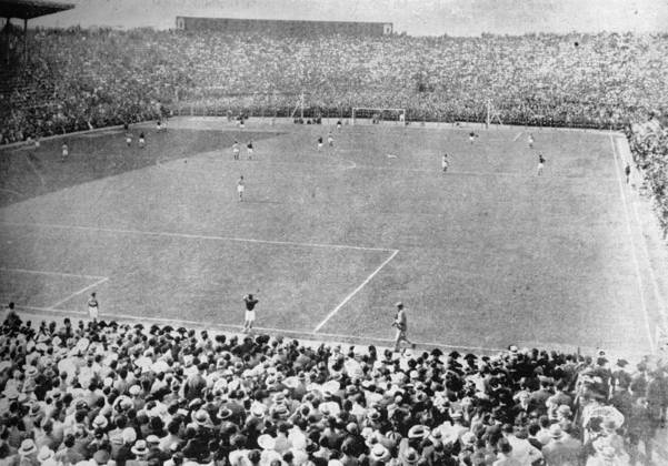Football World Cup in Italy Final Italy Czechoslovakia 2 1 n v 1 1, 0 0 B Z Glance on the Game 10 06 1934 in Rome Party stadium Italy Archive