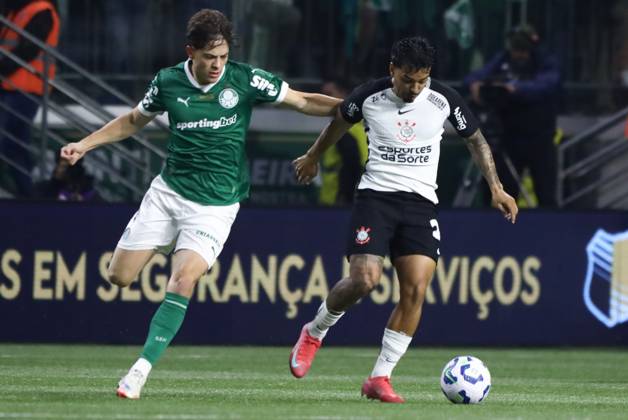 Palmeiras and Corinthians in the round of 16 of the Copa do Brasil Matheus Bidu of Corinthians during the match against Palmeiras in the second leg of the round of 16 of the Copa do Brasil, at Allianz Parque, west of Sao Paulo, this Wednesday, the 6th. SoO PAULO SoO PAULO BRAZIL Copyright: xMarinaxUezimax