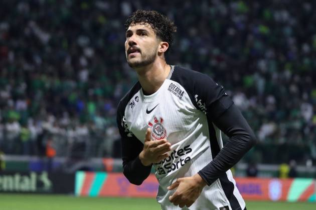 Palmeiras and Corinthians in the round of 16 of the Copa do Brasil Gustavo Henrique of Corinthians celebrates his goal during the match against Palmeiras in the second leg of the round of 16 of the Copa do Brasil, at Allianz Parque, west of Sao Paulo, this Wednesday, the 6th. SoO PAULO SoO PAULO BRAZIL Copyright: xMarinaxUezimax