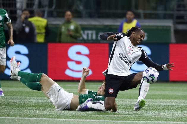 Palmeiras and Corinthians in the round of 16 of the Copa do Brasil Corinthians Carrillo during the match against Palmeiras in the second leg of the round of 16 of the Copa do Brasil, at Allianz Parque, west of Sao Paulo, this Wednesday, the 6th. SoO PAULO SoO PAULO BRAZIL Copyright: xMarinaxUezimax