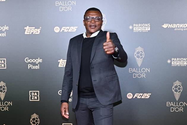 68th Ballon D Or Photocall at Theatre Du Chatelet in Paris PARIS, FRANCE - OCTOBER 28: Former player Marcel Desailly attends the 68th Ballon D Or Photocall at Theatre Du Chatelet in Paris, France on October 28, 2024. France World. Editorial use only. Please get in touch for any other usage.  Copyright: x2025xAnadoluxMustafaxYalcÄ±nx