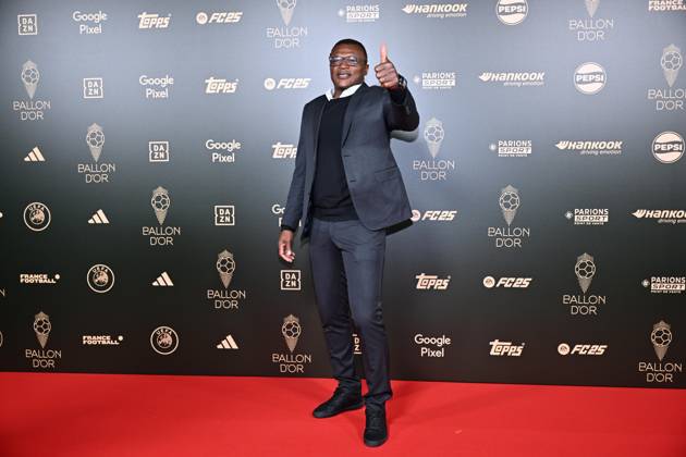 68th Ballon D Or Photocall at Theatre Du Chatelet in Paris PARIS, FRANCE - OCTOBER 28: Former player Marcel Desailly attends the 68th Ballon D Or Photocall at Theatre Du Chatelet in Paris, France on October 28, 2024. France World. Editorial use only. Please get in touch for any other usage.  Copyright: x2025xAnadoluxMustafaxYalcÄ±nx