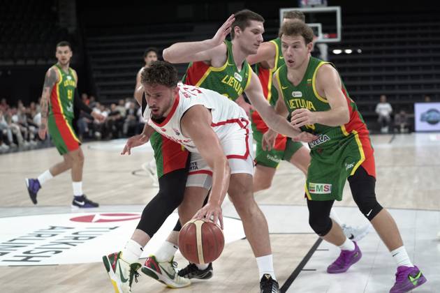 Basketball, Test match, Turkey - Lithuania