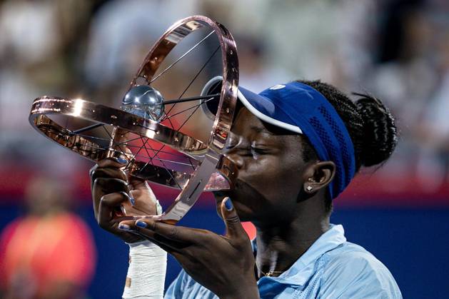 Victoria Mboko Canada after her first title of her career at the WTA Masters 1000 de MontrÃ al on IGA Centre Court against Naomi Osaka Japan TENNIS WTA 1000 NATIONAL BANK OPEN 2025 FINALE MBOKO OSAKA IGA STADIUM MONTREAL CANADA 07 08 2025 Montassar Yazidi PRESSE SPORTS MONTREAL IGA STADIUM Canada GermanyxJapanxUKxFrancexBelgiumxOUT  Copyright: xMontassarxYazidi PRESSExSPORTSx