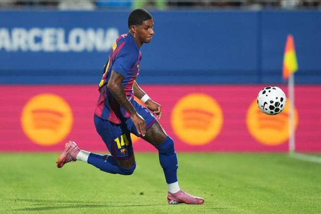 ESP: FC Barcelona, Barca v Como 1907. Joan Gamper Trophy Marcus Rashford of FC Barcelona during the Joian Gaper Trophy match between FC Barcelona and Como 1907 played at Johan Cruyff Stadium on August 10, 2025 in Barcelona, Spain. kpng Copyright: xBaguxBlancox xPRESSINx PS_240810_BAR_COM_2526_507