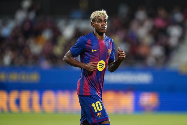 ESP: FC Barcelona, Barca v Como 1907. Joan Gamper Trophy Lamine Yamal of FC Barcelona during the Joian Gaper Trophy match between FC Barcelona and Como 1907 played at Johan Cruyff Stadium on August 10, 2025 in Barcelona, Spain. kpng Copyright: xSergioxRuizx xImagox PS_250810_BAR_COM_2526_019