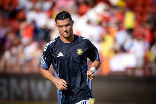 ESP: UD Almeria v Al Nassr - Friendly Match ALMERIA, SPAIN - AUGUST 10: Cristiano Ronaldo of Al Nassr during the match between UD Almeria and Al Nassr of friendly match on August 10, 2025 at Power Horse Stadium in Almeria, Spain. (Photo by Samuel Carreno) Almeria Andalucia Andalucia Spain Copyright: xSamuelxCarrenox SAM_9196