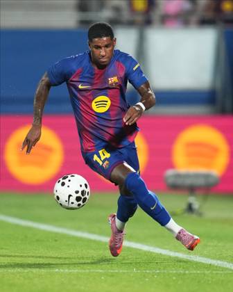 ESP: FC Barcelona, Barca v Como 1907. Joan Gamper Trophy Marcus Rashford of FC Barcelona during the Joian Gaper Trophy match between FC Barcelona and Como 1907 played at Johan Cruyff Stadium on August 10, 2025 in Barcelona, Spain. kpng Copyright: xBaguxBlancox xPRESSINx PS_240810_BAR_COM_2526_665