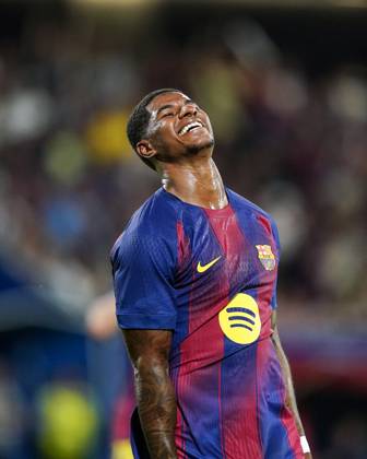 ESP: FC Barcelona, Barca v Como 1907. Joan Gamper Trophy Marcus Rashford of FC Barcelona during the Joian Gaper Trophy match between FC Barcelona and Como 1907 played at Johan Cruyff Stadium on August 10, 2025 in Barcelona, Spain. kpng Copyright: xSergioxRuizx xImagox PS_250810_BAR_COM_2526_062