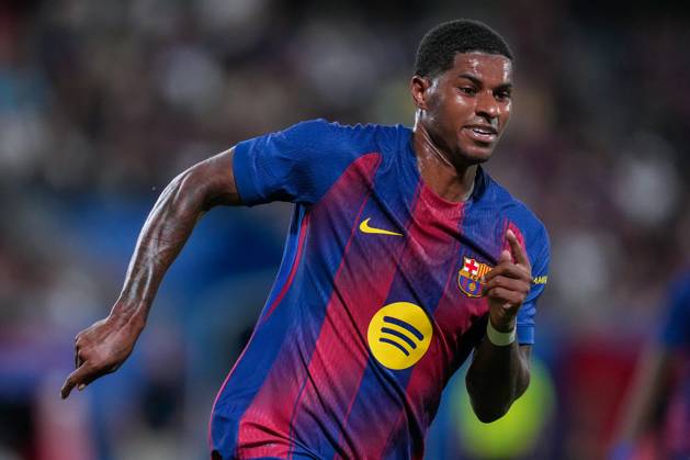 ESP: FC Barcelona, Barca v Como 1907. Joan Gamper Trophy Marcus Rashford of FC Barcelona during the Joian Gaper Trophy match between FC Barcelona and Como 1907 played at Johan Cruyff Stadium on August 10, 2025 in Barcelona, Spain. kpng Copyright: xBaguxBlancox xPRESSINx PS_250810_BAR_COM_2526_1428