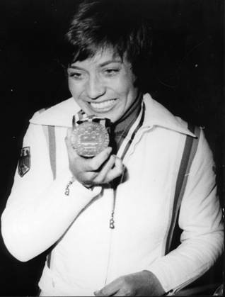 Ski Alpine Olympic Winter Games 1976 in Innsbruck u B Z Rosi Mittermaier Germany 1976 in Innsbruck Austria ATTENTION date estimated !ACHTUNG AUFNAHMEDATUM GESCHÄTZT!