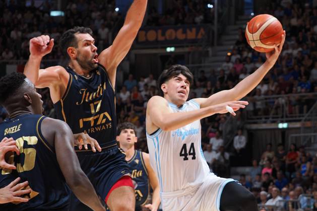 Basketball, International match, Italy - Argentina