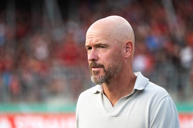 Erik ten Hag Bayer Leverkusen, Trainer , GER, SG Sonnenhof Großaspach vs Bayer 04 Leverkusen, Fußball Herren DFB Pokal, 1 Runde, Saison 2025 2026, 15 08 2025 DFB regulations prohibit any use of photographs as image sequences and or quasi video GER, SG Sonnenhof Großaspach vs Bayer 04 Leverkusen, Fußball Herren DFB Pokal, 1 Runde, Saison 2025 2026, 15 08 2025 Aspach Copyright: xEibner-Pressefoto Memmlerx EP_MMR