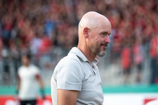 Erik ten Hag Bayer Leverkusen, Trainer , GER, SG Sonnenhof Großaspach vs Bayer 04 Leverkusen, Fußball Herren DFB Pokal, 1 Runde, Saison 2025 2026, 15 08 2025 DFB regulations prohibit any use of photographs as image sequences and or quasi video GER, SG Sonnenhof Großaspach vs Bayer 04 Leverkusen, Fußball Herren DFB Pokal, 1 Runde, Saison 2025 2026, 15 08 2025 Aspach Copyright: xEibner-Pressefoto Memmlerx EP_MMR
