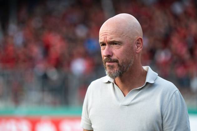 Erik ten Hag Bayer Leverkusen, Trainer , GER, SG Sonnenhof Großaspach vs Bayer 04 Leverkusen, Fußball Herren DFB Pokal, 1 Runde, Saison 2025 2026, 15 08 2025 DFB regulations prohibit any use of photographs as image sequences and or quasi video GER, SG Sonnenhof Großaspach vs Bayer 04 Leverkusen, Fußball Herren DFB Pokal, 1 Runde, Saison 2025 2026, 15 08 2025 Aspach Copyright: xEibner-Pressefoto Memmlerx EP_MMR